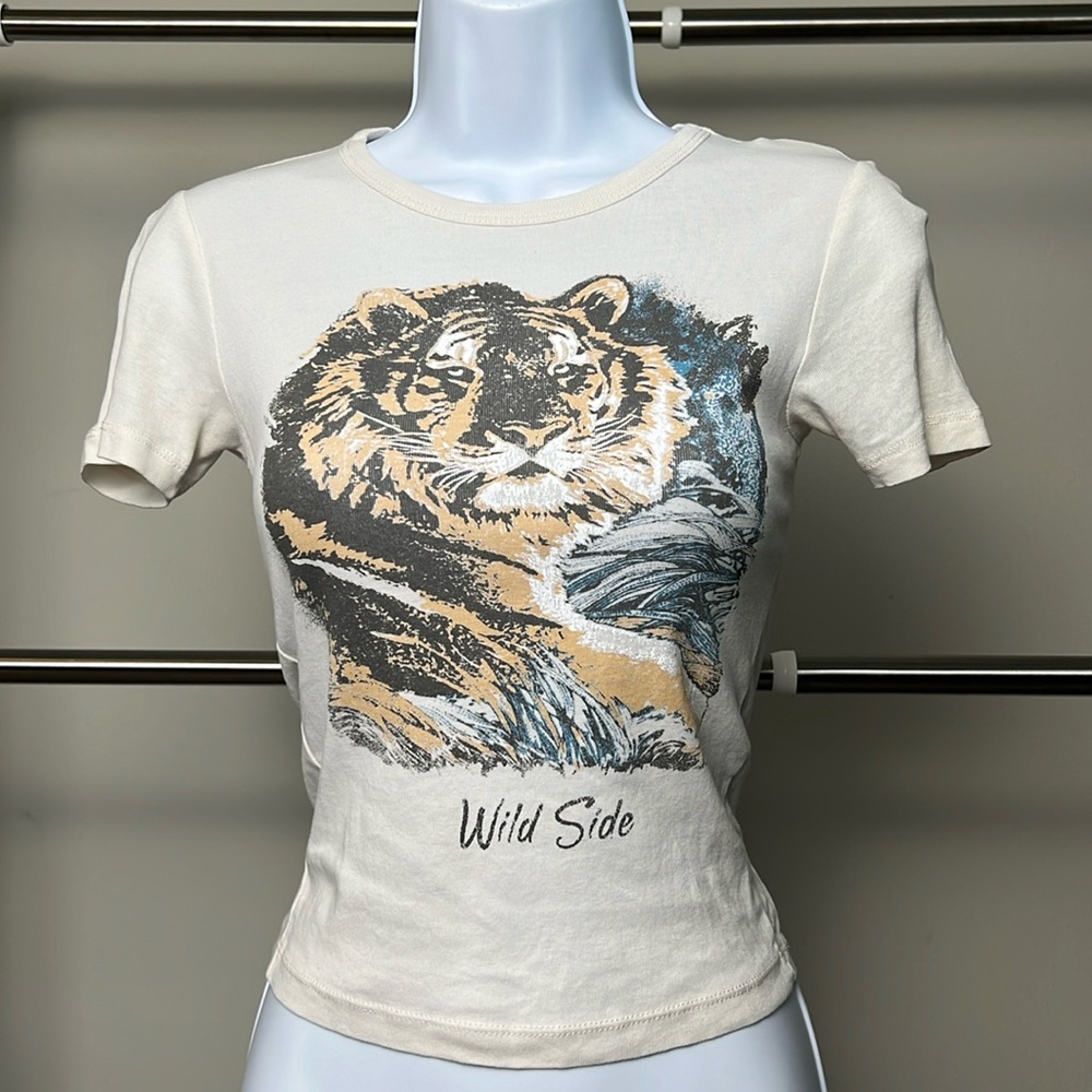 Topshop Baby Tee “Wild Side”